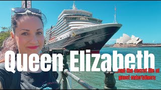 Full Cruise Ship Tour Queen Elizabeth Cunard | The Secret Life Of A Guest Entertainer!