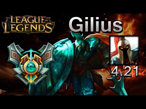 Gilius - Pantheon vs Xin Zhao - Jungle - Master Preseason S5 | 324