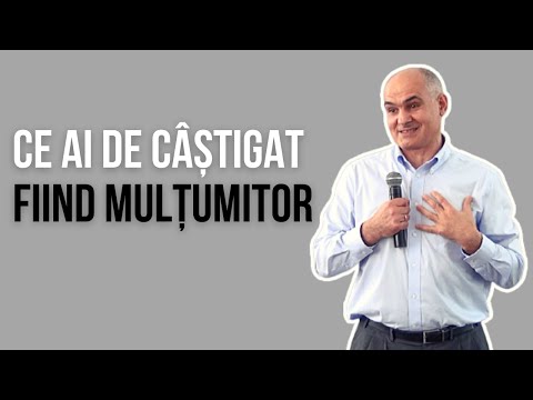 Cum să fii  mulțumitor | Vasile Filat