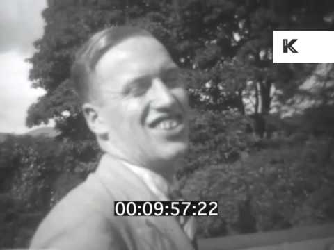 1930s Country Estate Life, Wealthy UK Family Home Movies