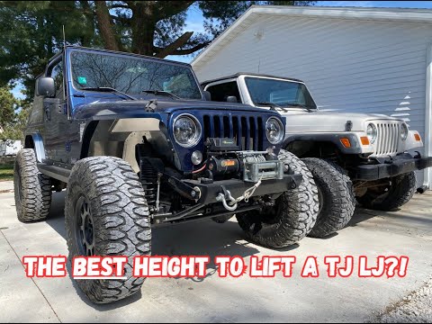 The BEST amount of lift for a Jeep TJ LJ?!?!