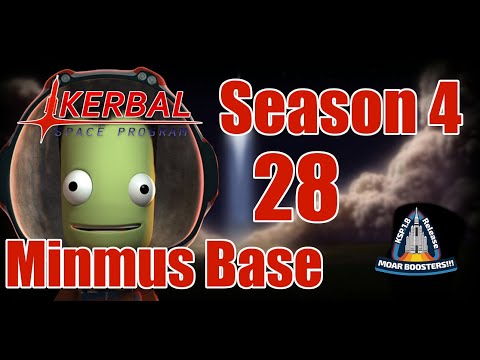 Minmus Surface Base [28] Kerbal Space Program Career 1.8 Modded