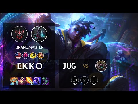 Ekko Jungle vs Dr. Mundo - NA Grandmaster Patch 11.2