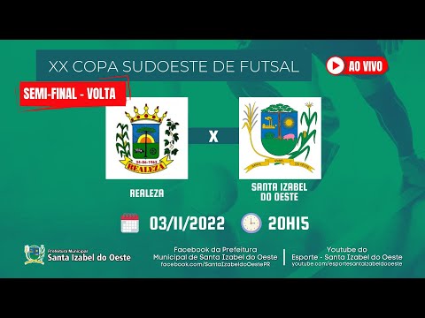 XX Copa Sudoeste de Futsal - Semi-Final (Volta) - Realeza X Santa Izabel do Oeste - 03/11/2022