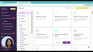Trinka AI Studio Walkthrough | Best Academic Writing & AI Tools for Researchers & Students