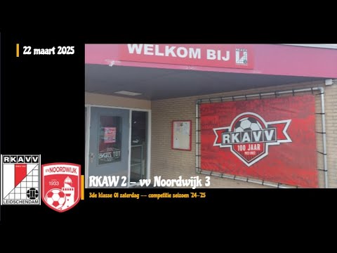 RKAVV 2 - vv Noordwijk 3   (0-6) 1-7