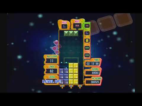 [Pi Day Special Part 1] Tetris Party DX Easy Marathon in 3:46.12(New PB!)