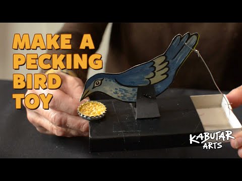 How to make a Pecking Bird Toy