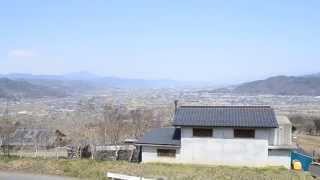 preview picture of video 'アキーラさん利用①長野県・千曲市・姨捨山ＳＡ,Obasuteyama-SA,Chuo-highway,Nagano,Japan'
