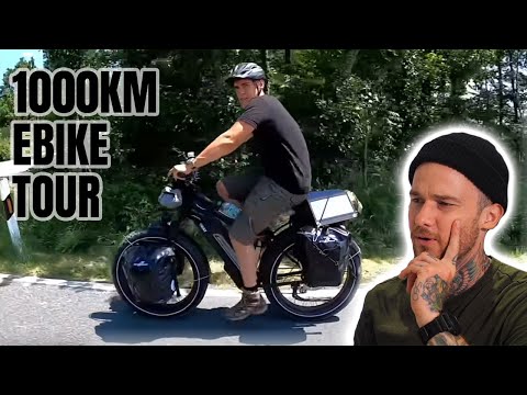 Mountain biker reacts to Survival Mattin's 1000km e-bike tour PART 1 | Fabio Schäfer LIVE