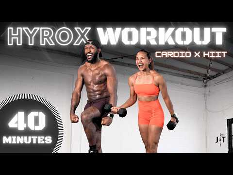 40-Min Full Body Cardio x Dumbbell HIIT — Advanced