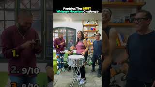 Ranking The BEST Whitney Houston Challenge! 🥁😂 (Part 16) #shorts