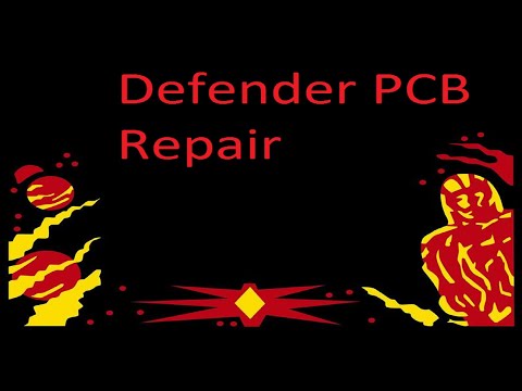 1980 `Williams Electronics Defender Arcade PCB Repair 12/6/20