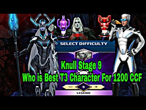 Proxima T3 VS Quicksilver T3 Knull Stage 9 | Who is Better T3 For 1200 CCF - Marvel Future Fight