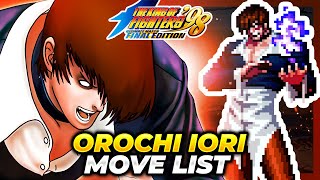 OROCHI IORI MOVE LIST - The King of Fighters 