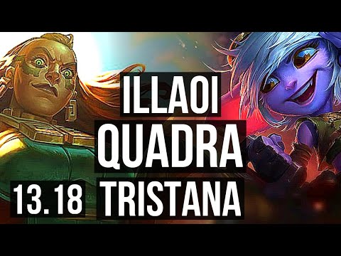 ILLAOI vs TRIST (TOP) | Quadra, 1.5M mastery, Legendary, 600+ games, 13/4/7 | EUW Master | 13.18