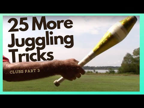 Part 3 - 25 Easy 3 Club juggling Tricks