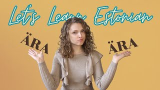 The secret life of ÄRA / Let's Learn Estonian ep. 27