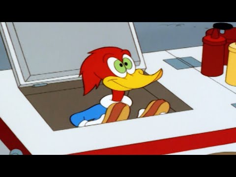 Capa de Pica-Pau compra um carrinho de cachorro quente | Pica-Pau em Português