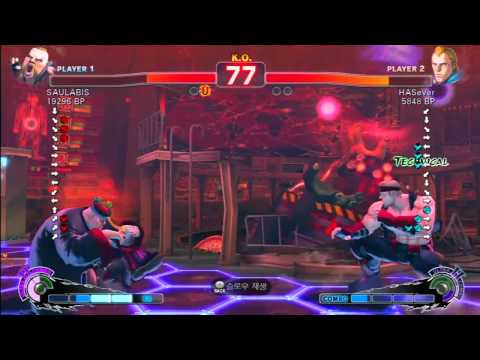 SSF4 Rank Match  SAULABIS (RU)  vs  HASever (AB)