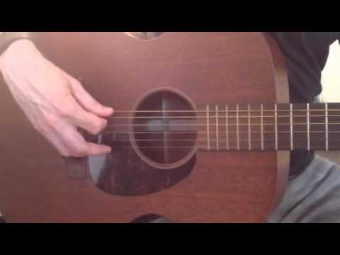 Country blues low riff