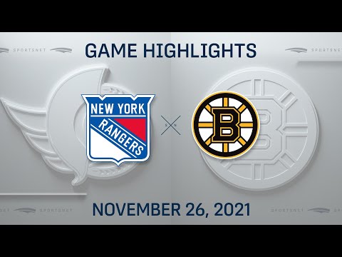 NHL Highlights | Rangers vs. Bruins - Nov. 26, 2021