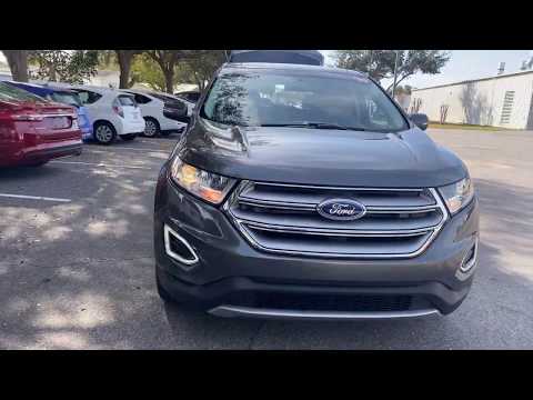 2018 Ford Edge Titanium SUV Gray 3.5l V-6
