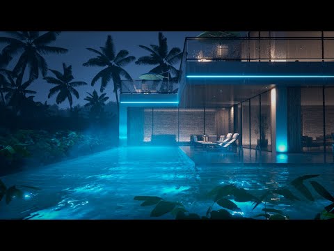 Rainforest Retreat | 2 Hours of Relaxing Rain & Pool Ambience