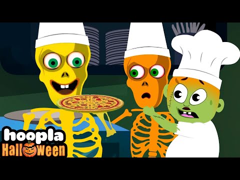 Five Skeletons Cooking At A Haunted Party + More Halloween Songs By Hoopla Halloween