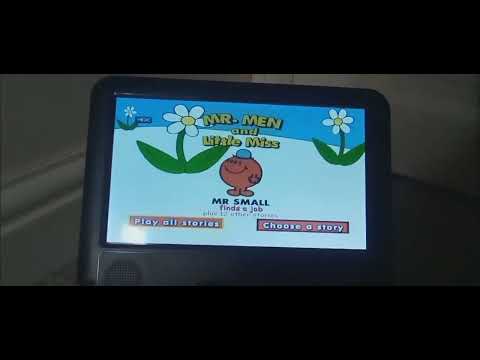 mr men and little miss Mr small finds a job 2002 UK DVD menu walkthrough