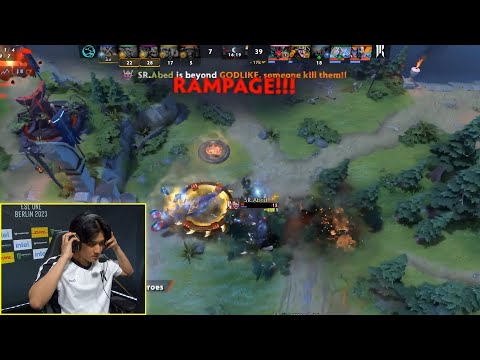 Abed Rampage at minute 16 forces BC to call gg