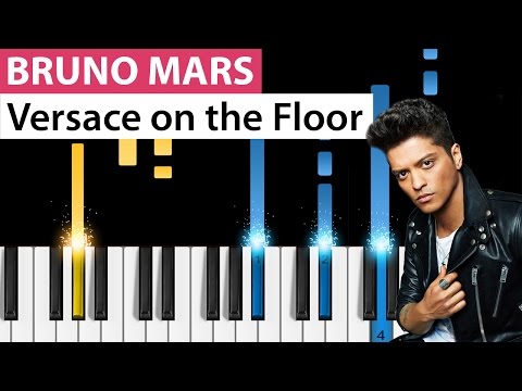 Bruno Mars - Versace on the Floor - Piano Tutorial - How to play Versace on the Floor on piano