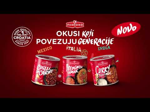 Podravka gotova jela – okusi koji povezuju generacije