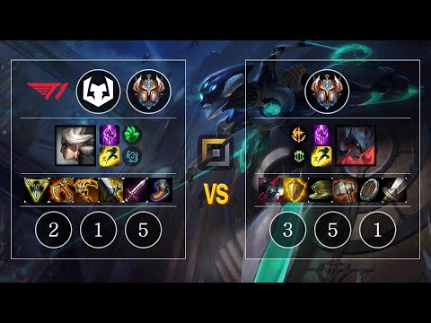 T1 Wooje Camille vs Aatrox Top - KR Patch 10.12