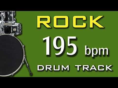 195 BPM - 4/4 DRUM TRACK - ROCK