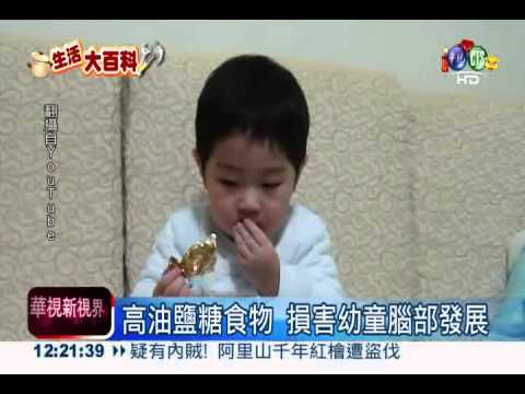 高油鹽糖食物吃多 損孩童智力!