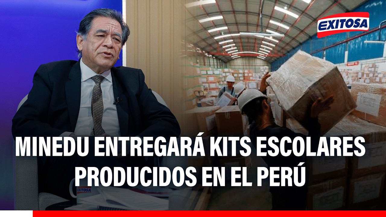 🔴🔵 José Antonio Chang anuncia la entrega de kits escolares que serán producidos en el Perú