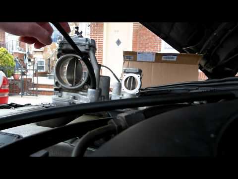 Mercedes S600 repaired throttle bodies test. James in UT