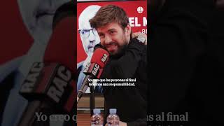 Piqué habla por fin de Shakira y su canción con Bizarrap #shakira #bizarrap #viral
