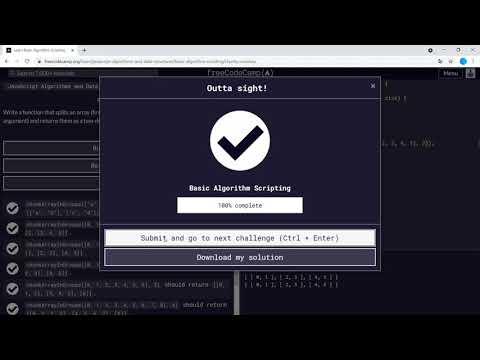 Basic Algorithm Scripting Chunky Monkey Learn Freecodecamp1616