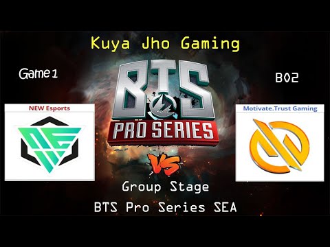 NEW ESPORTS vs MG.TRUST GAME 1 | Bo2 | GroupStage | BTS PRO SERIES SEASON  3 : ASIA