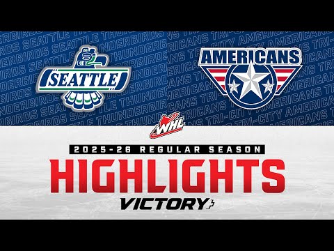 Seattle Thunderbirds at Tri-City Americans 12/14 | WHL Highlights 2025-26