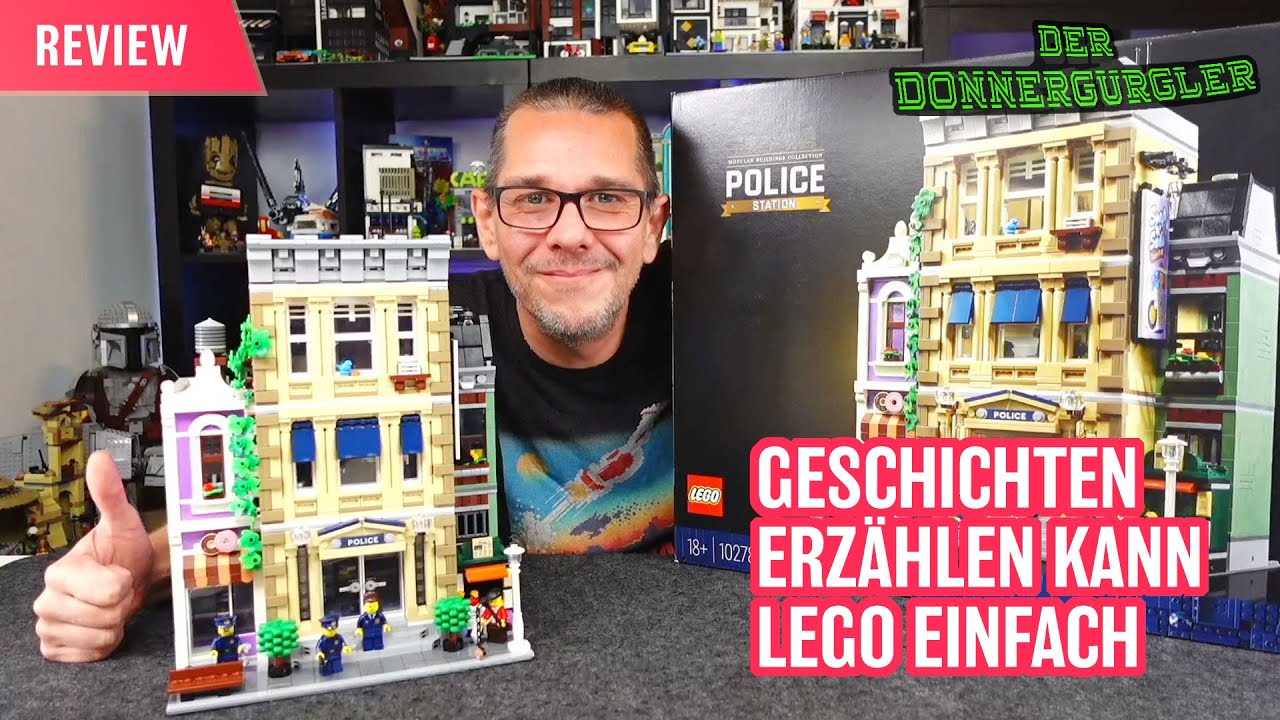 Storys kann Lego einfach - Lego Modular Building 2021 - Die Polizeistation  - Icons Set 10278