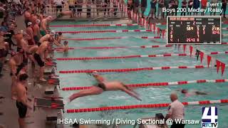 Boys Swimming Sectional Finals