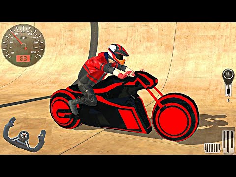 GT Moto Stunt Driving Simulator 3D - New Bike Stunts Racing Tracks - Android Gameplay