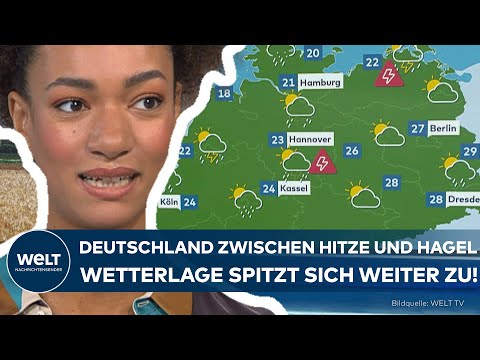 WETTER IN DEUTSCHLAND: Sonne, Hitze und starke Gewitter – Unwettergefahr im Südosten wächst!
