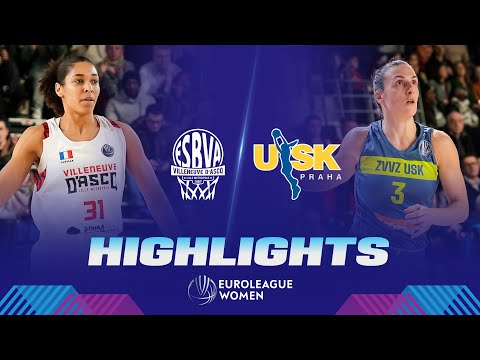 Villeneuve d'Ascq LM v ZVVZ USK Praha | Gameday 12 | Highlights | EuroLeague Women 2023-24