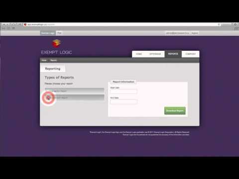 EXEMPT LOGIC - COMPLIANT REPORTING