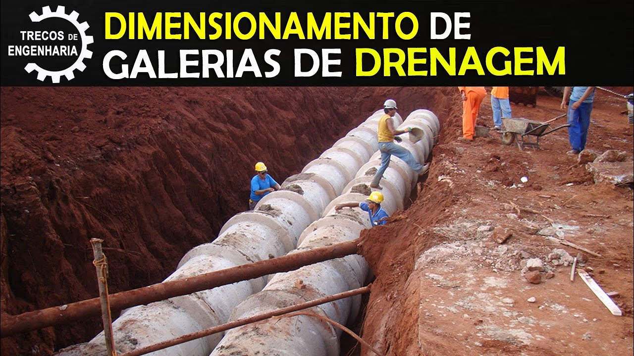 Dimensionamento de Galerias de Drenagem Urbana
