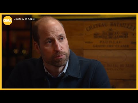 Prince William says 'stuff to do with family' overwhelms him in rare interview